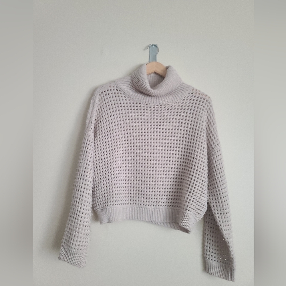 Don't Ask Why loose knit tan sweater o/s